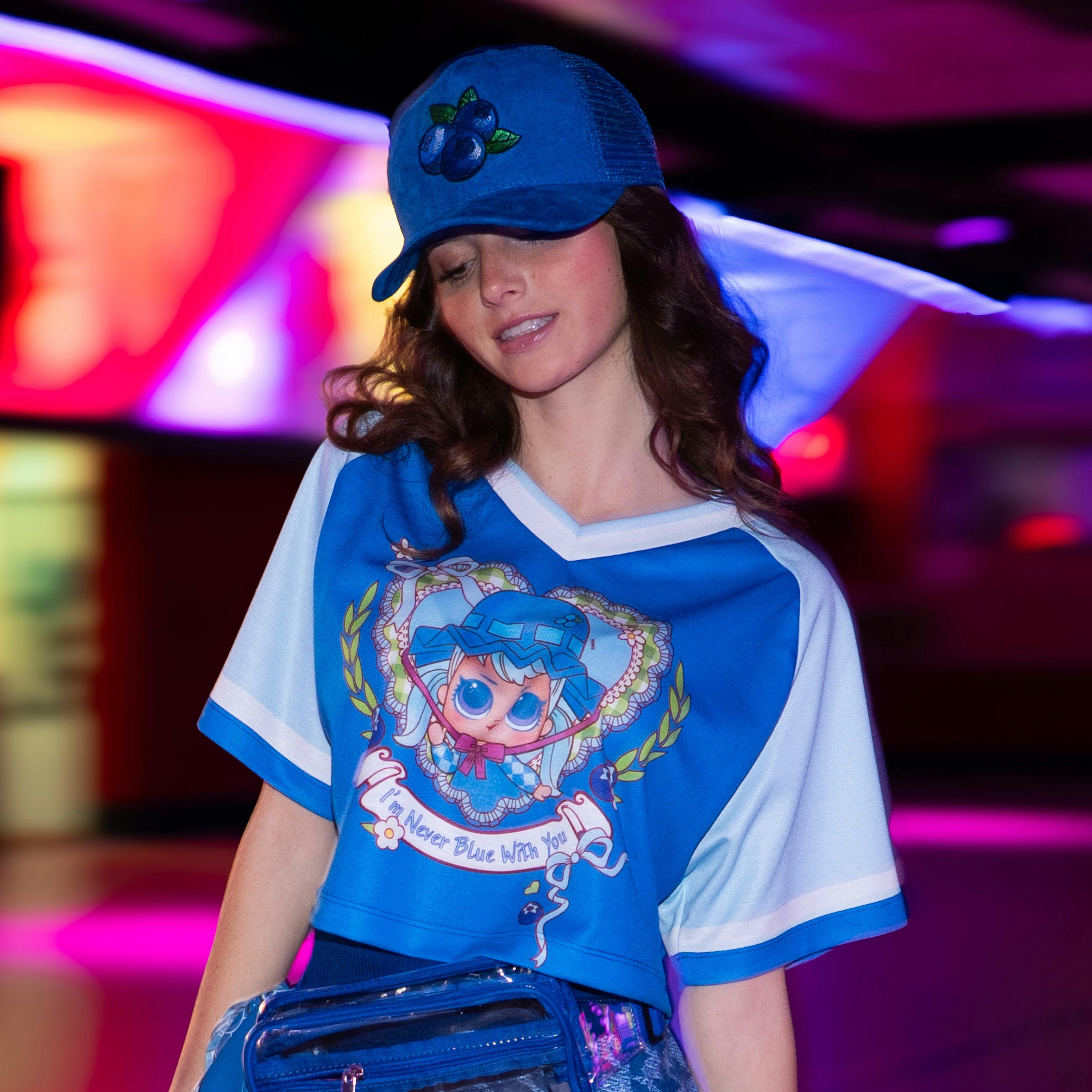 LOL Surprise! x Strawberry Shortcake Blueberry Muffin Graphic Raglan