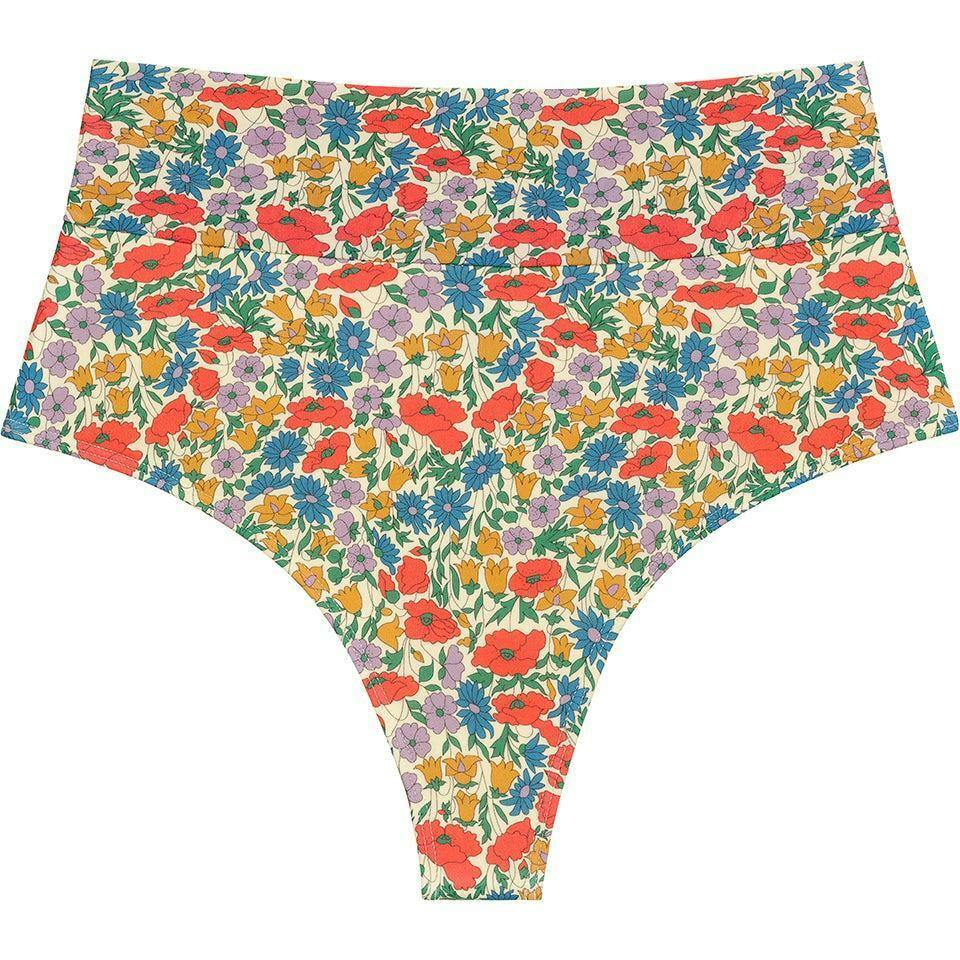 Added Coverage High Rise Bikini Bottom