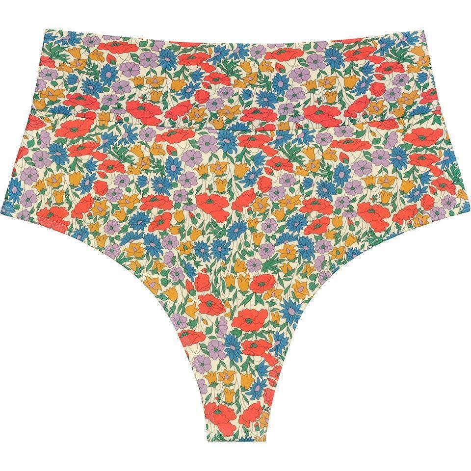Added Coverage High Rise Bikini Bottom