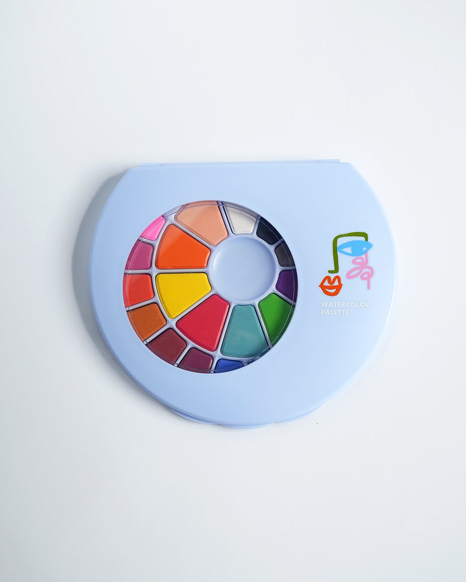 Art Party Watercolor Palette and Brush