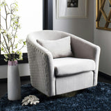 Clara Quilted Swivel Tub Chair