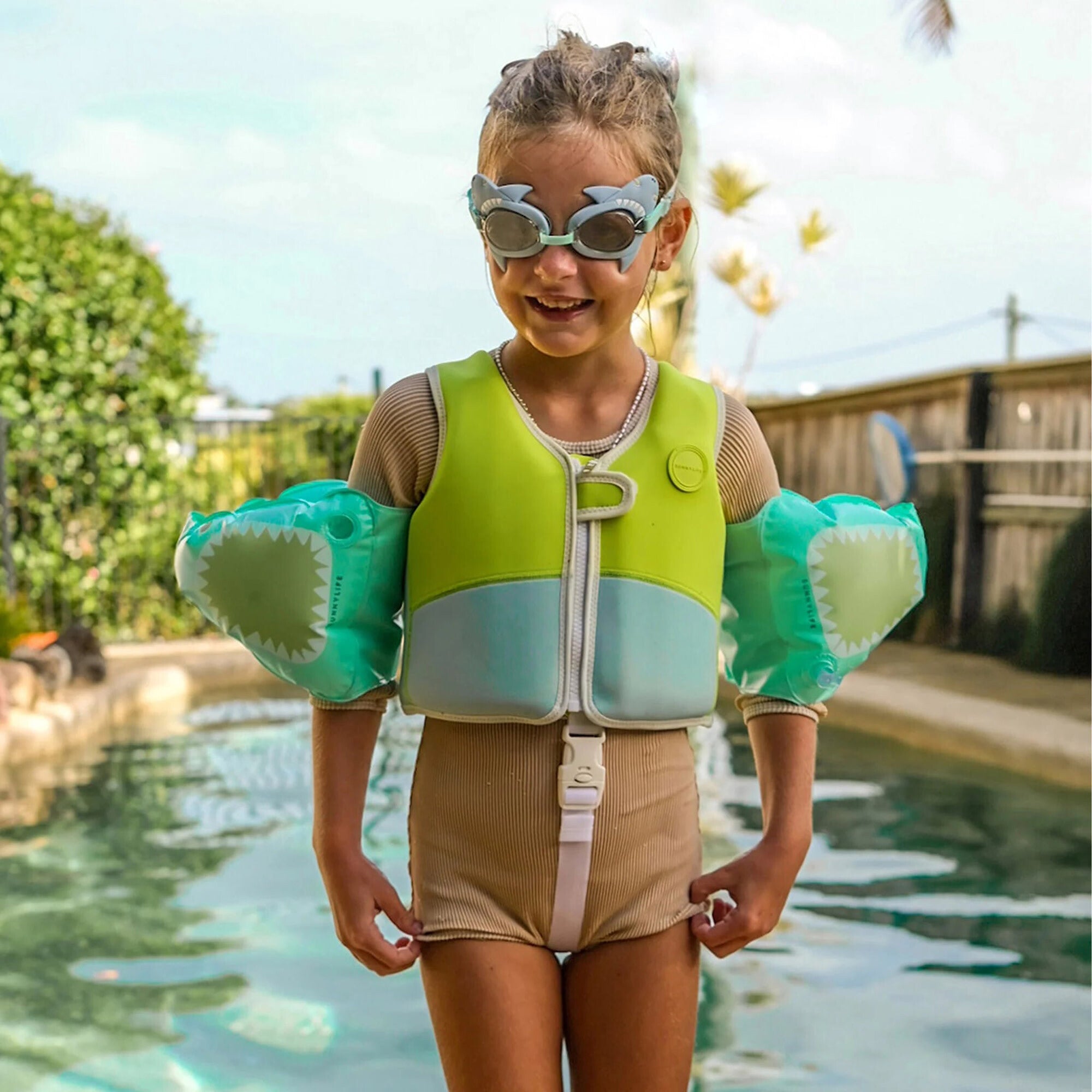 Mini Swim Goggles: Salty The