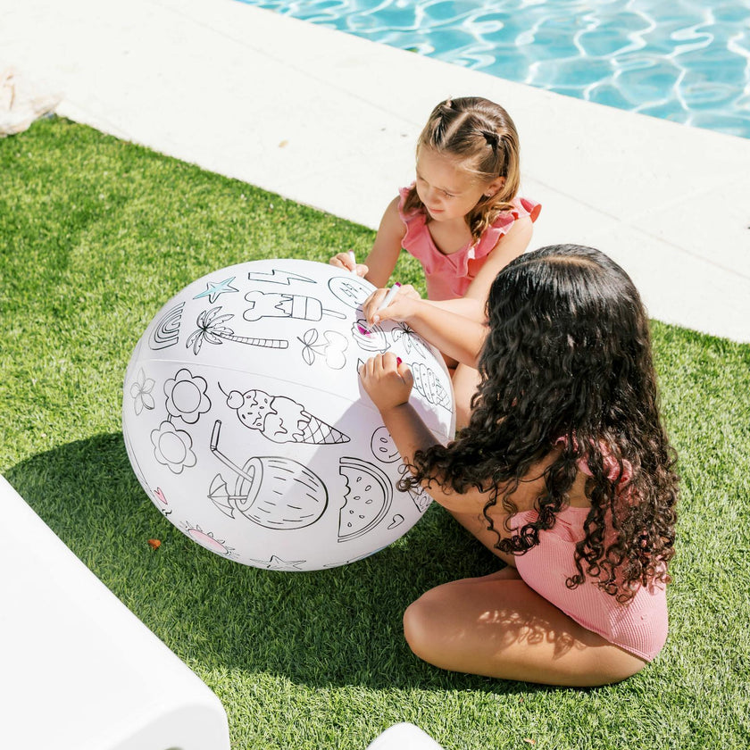 Design Your Own Beach Ball Kit - Summer Activity For Kids