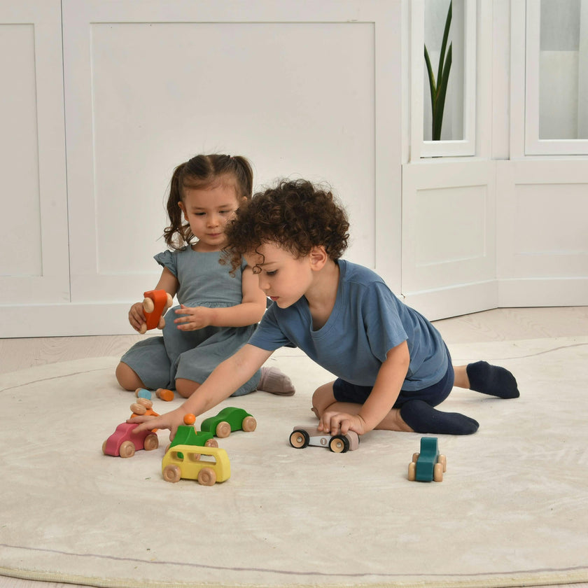 Wooden Car Toy set - 10 Piece Set