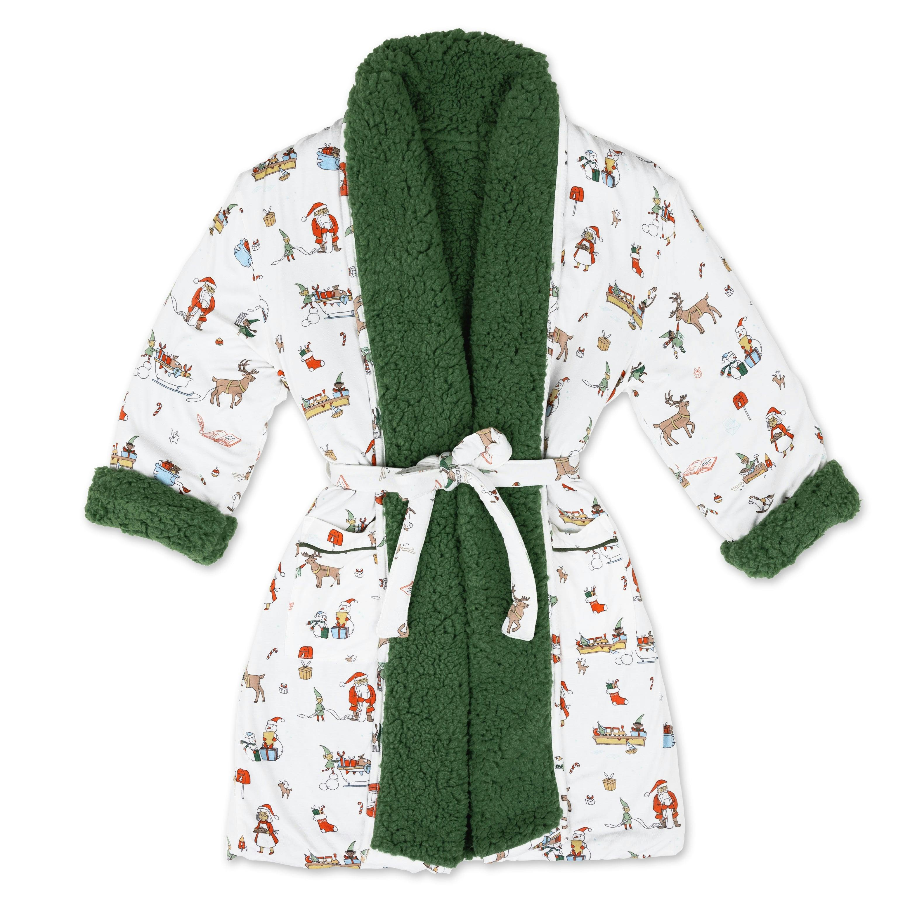 Santa's Workshop Adult Sherpa Robe