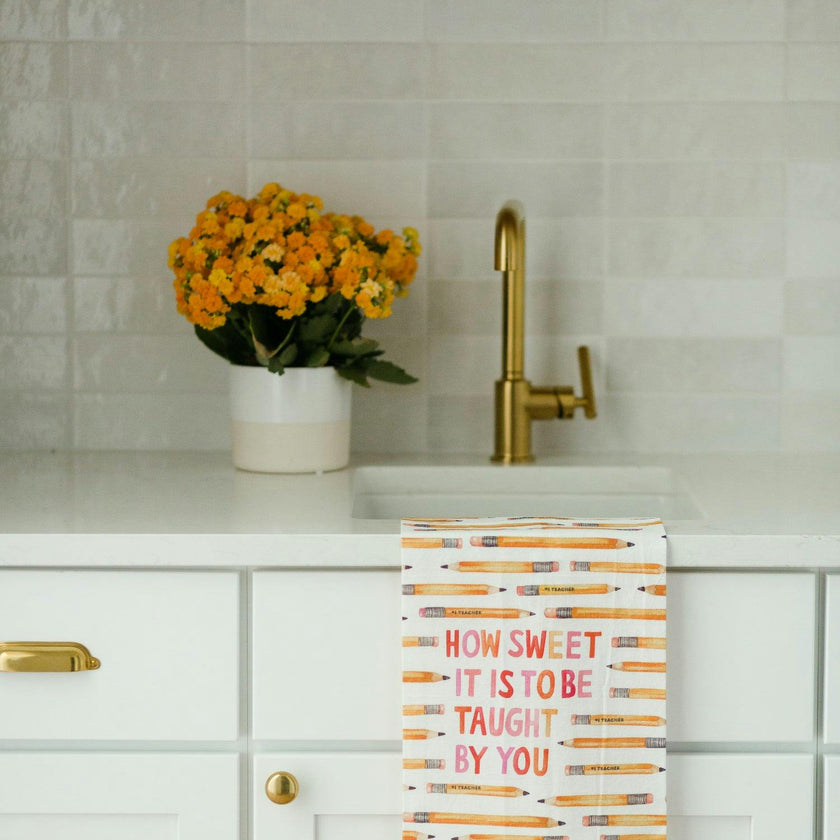 Teacher Sweetness Appreciation Tea Towel