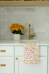 Teacher Sweetness Appreciation Tea Towel