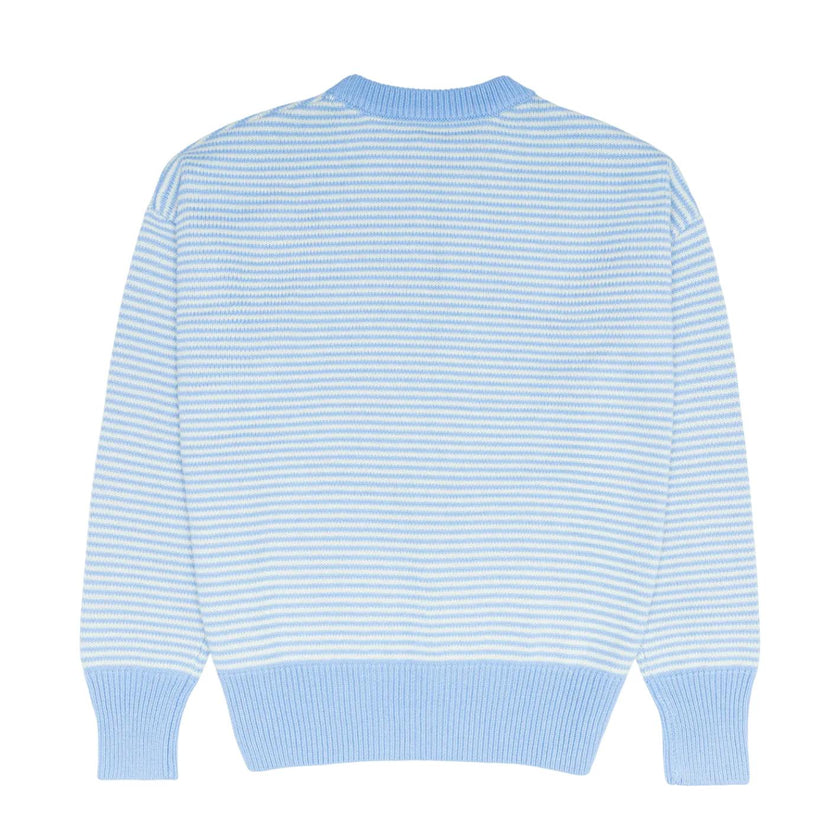 women's chalet stripe knit sweater