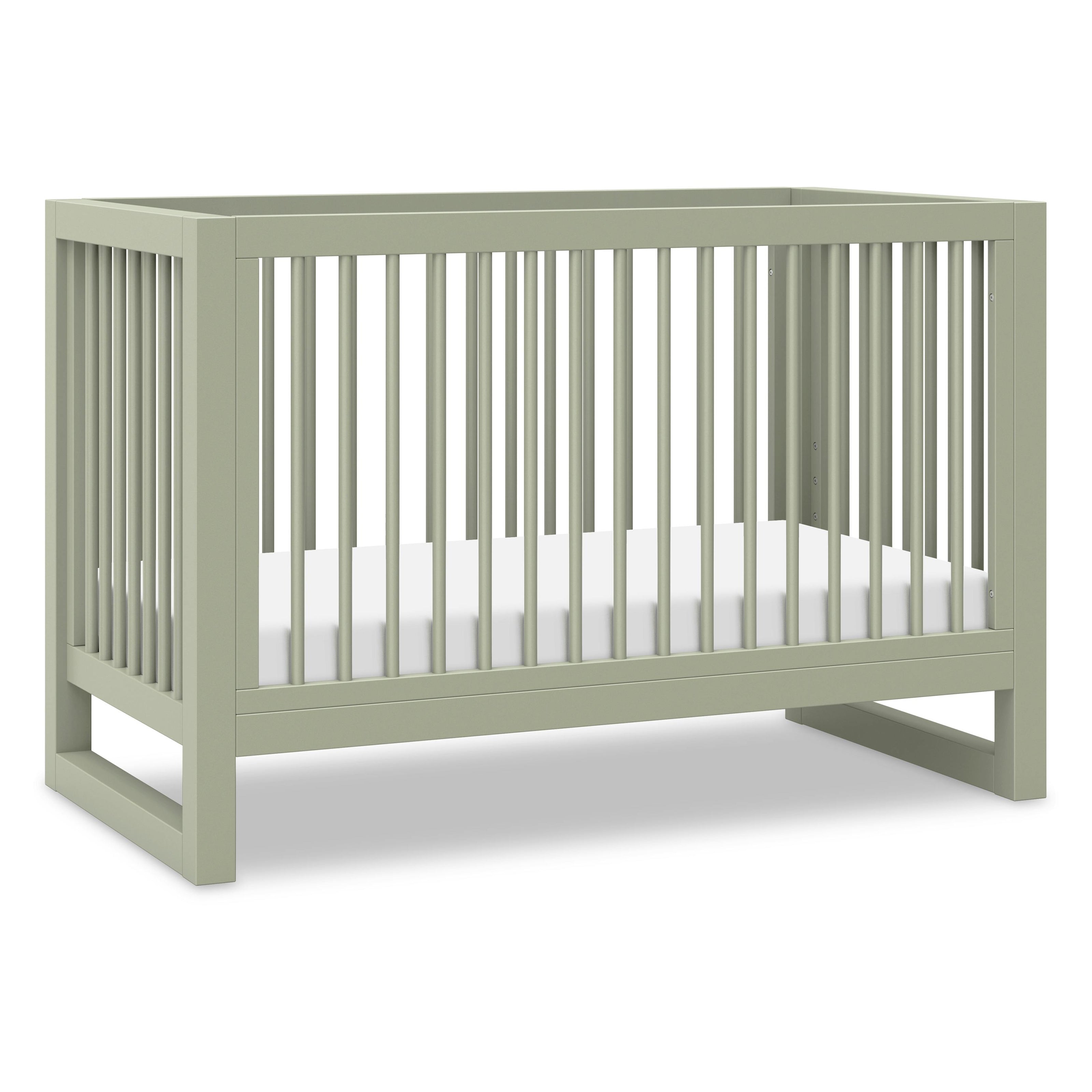 Nantucket 3-in-1 Convertible Crib w/Toddler Bed Conversion Kit in French Sage