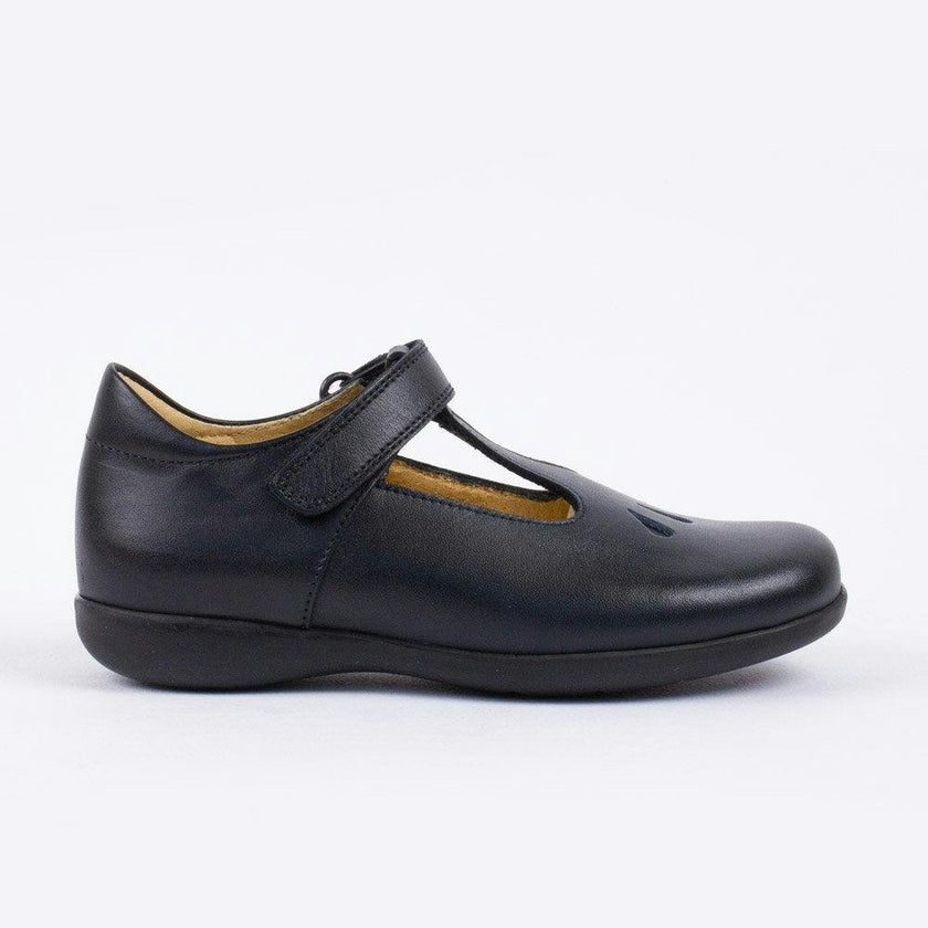 Hampton Classics Evie School Shoes in Navy
