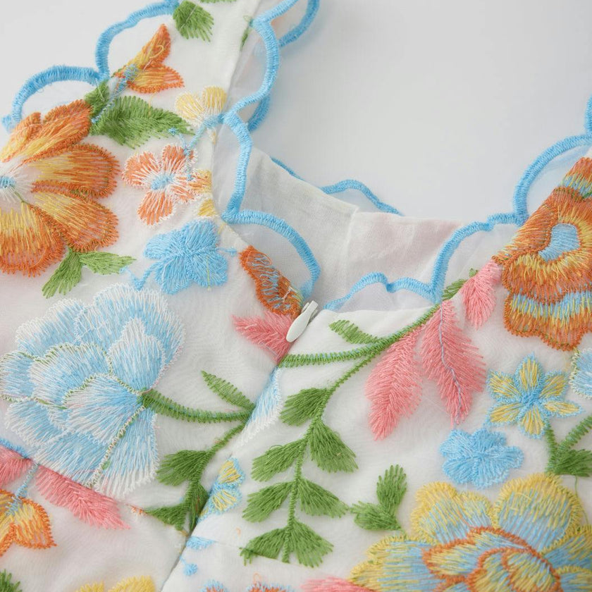 Bianca Embroidered Mini Dress (Baby)