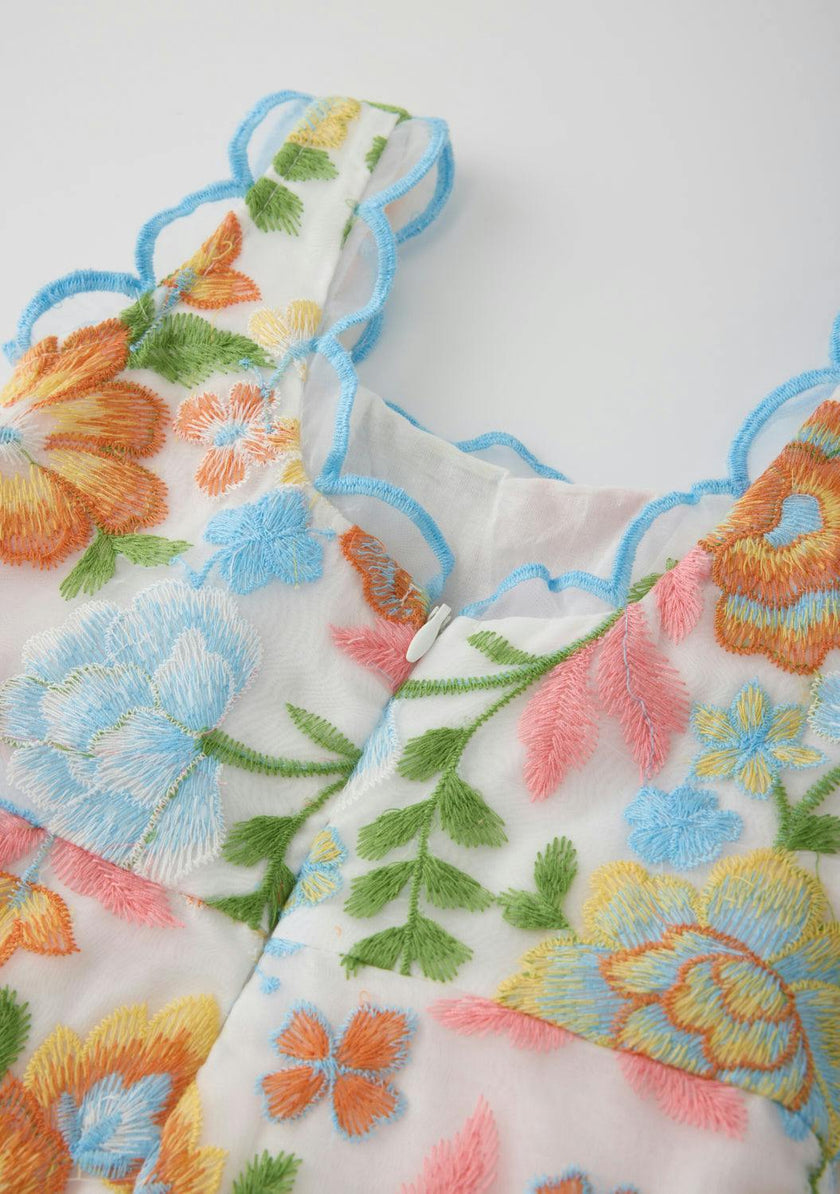 Bianca Embroidered Mini Dress (Baby)