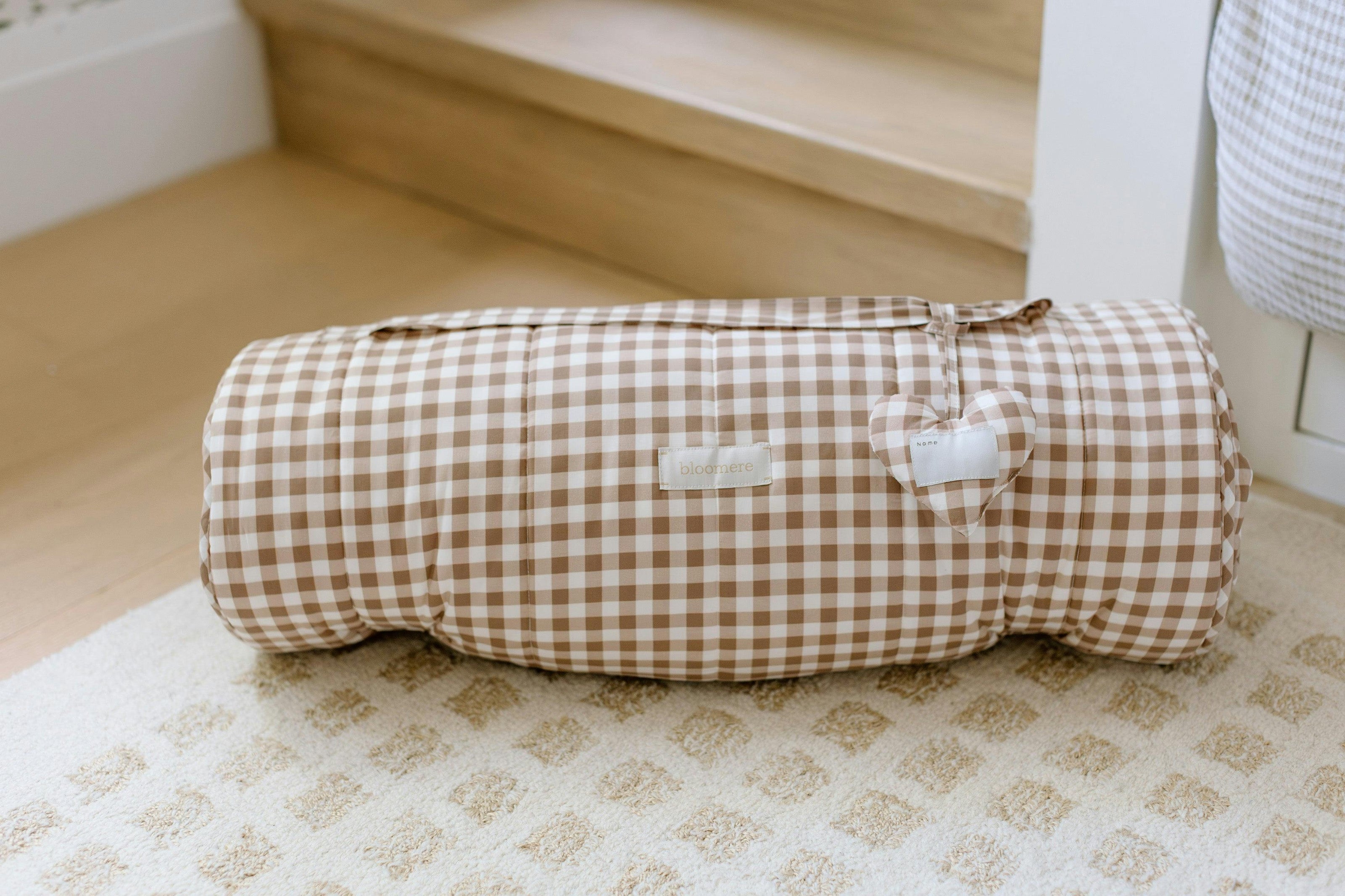Organic Toddler Nap Roll-N-Rest Mat Set