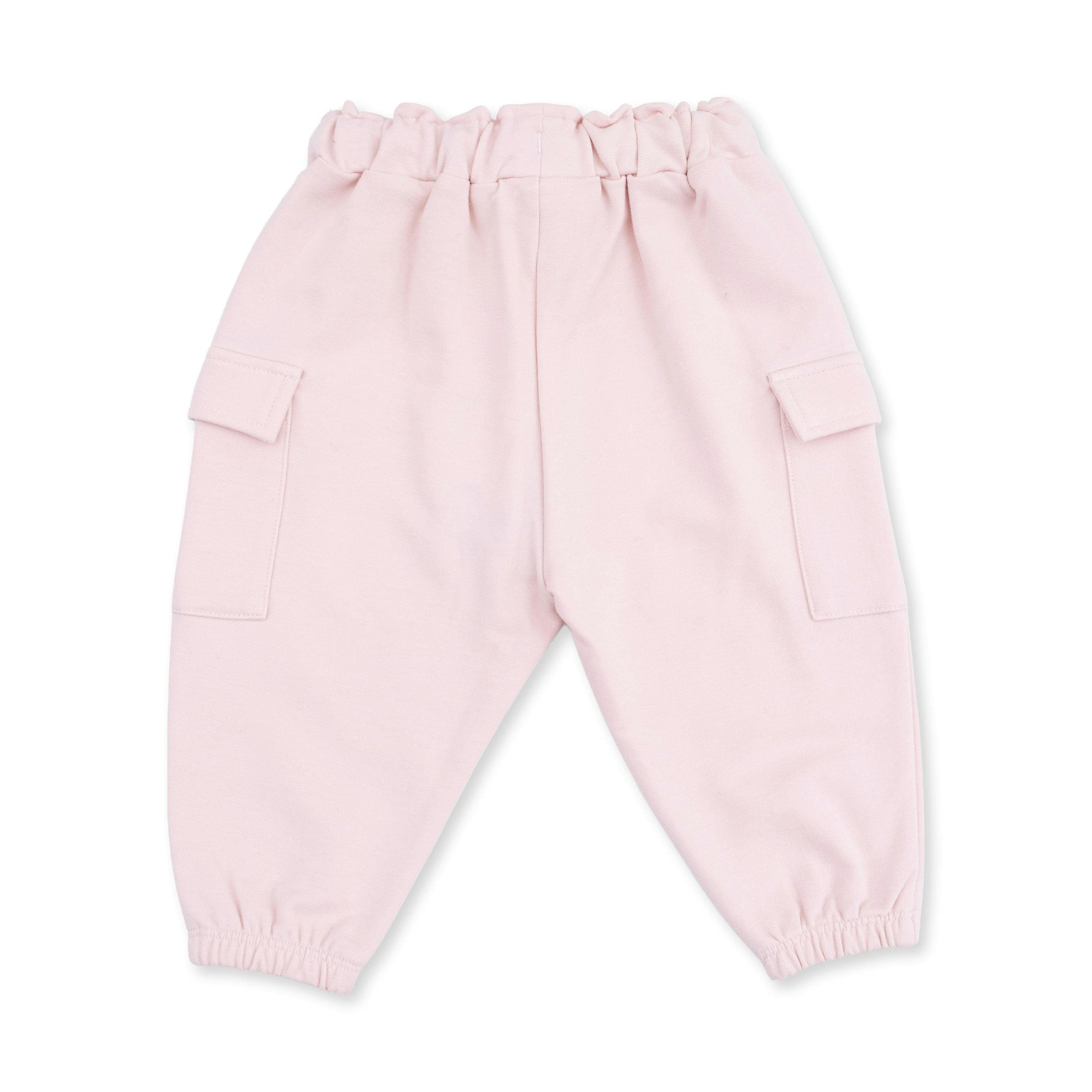 Solid Veiled Pink - Fashion Cargo Pants