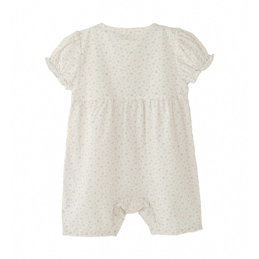 Cream Lace Blossom Romper