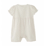 Cream Lace Blossom Romper