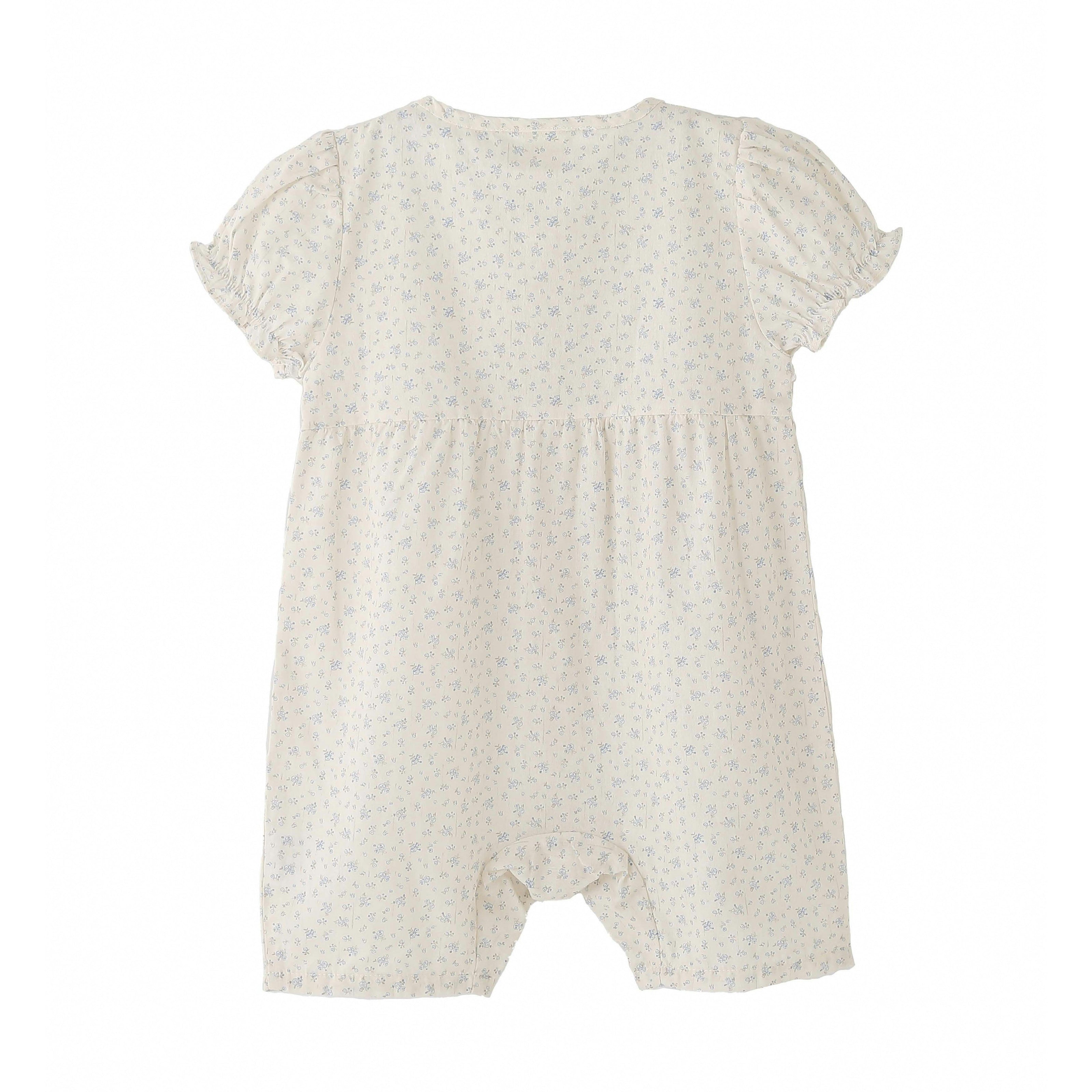 Cream Lace Blossom Romper