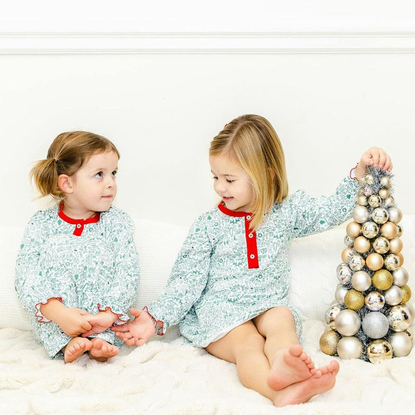 North Pole Tess Lounge Dress, Multi