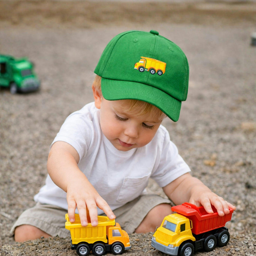 Dump Truck Baseball Hat (Baby, Youth)