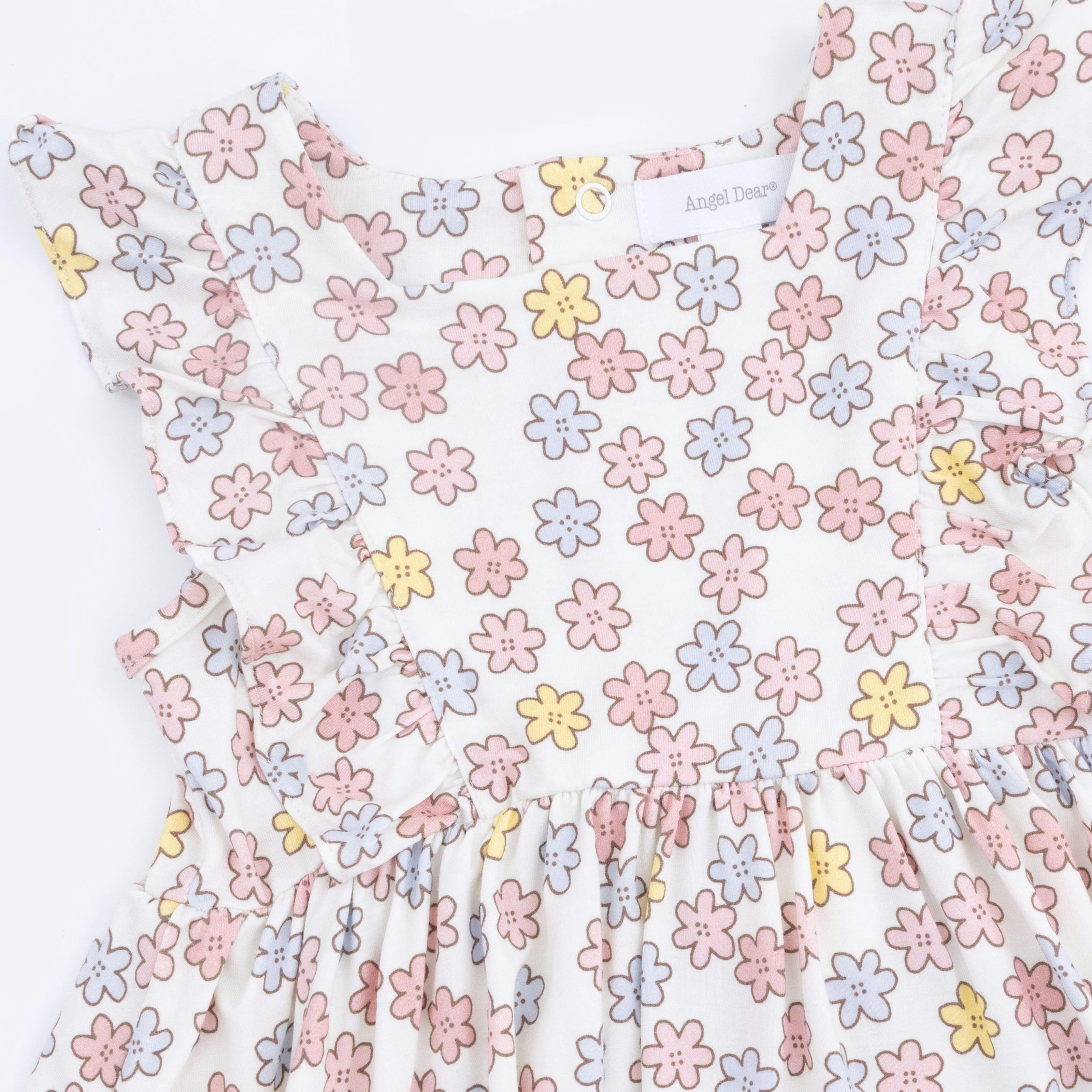 Sarah Floral - Ruffle Tank and Bike Short