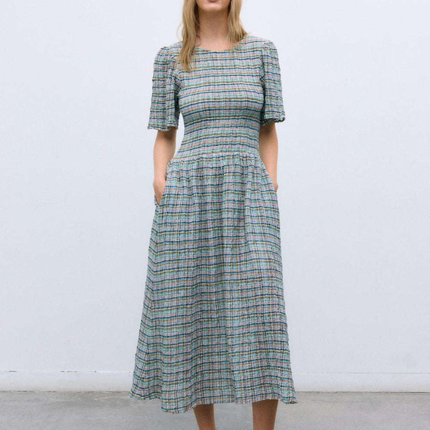 Zinnia Woman Dress Zinnia Check