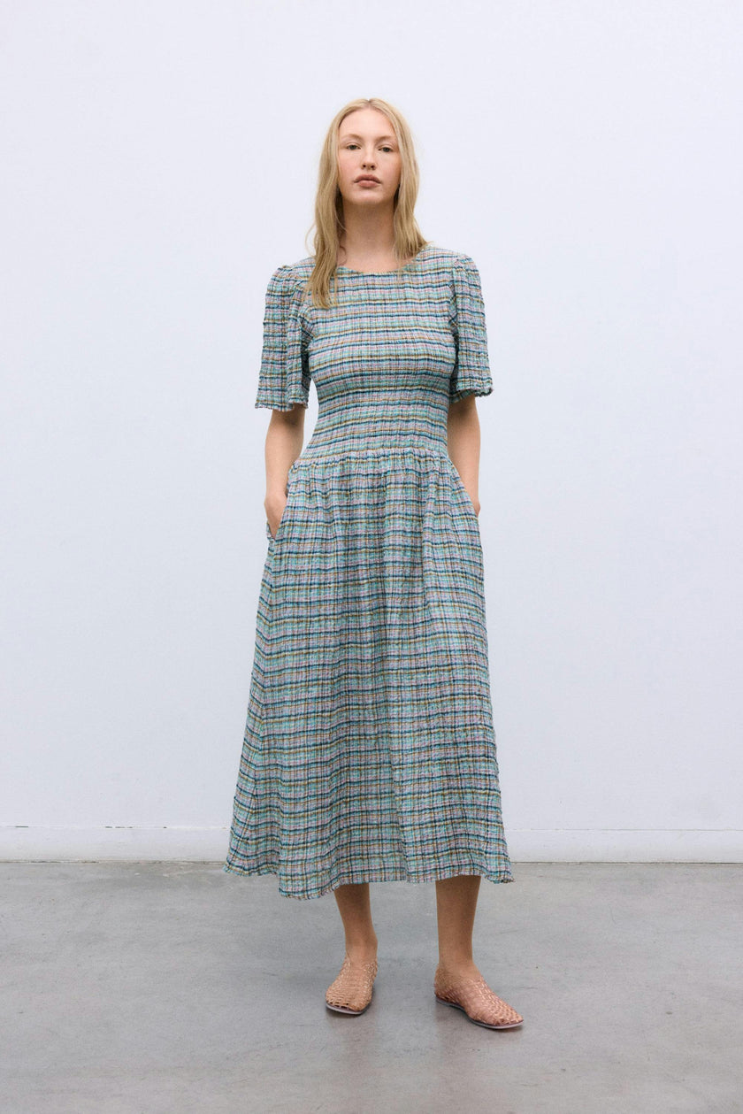 Zinnia Woman Dress Zinnia Check