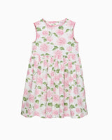 Adelina Summer Dress in Pale Pink Hydrangea