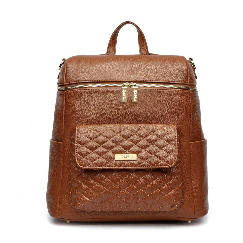 Monaco Diaper Bag | Latte Brown