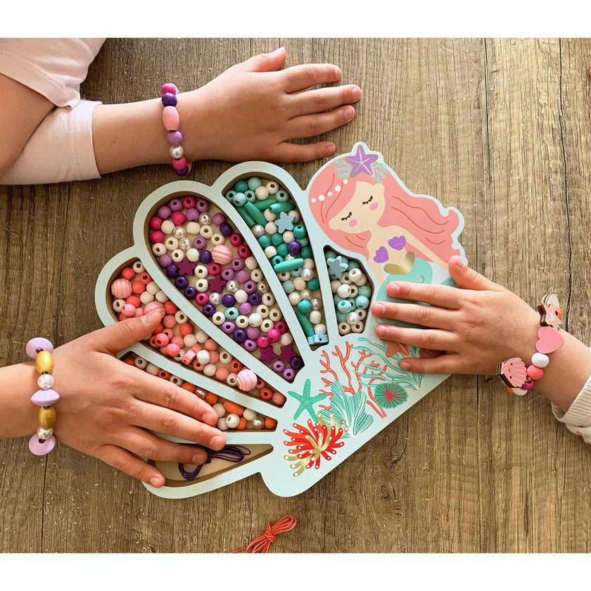 Les Perles -Mermaid Wooden Beads - 4y+