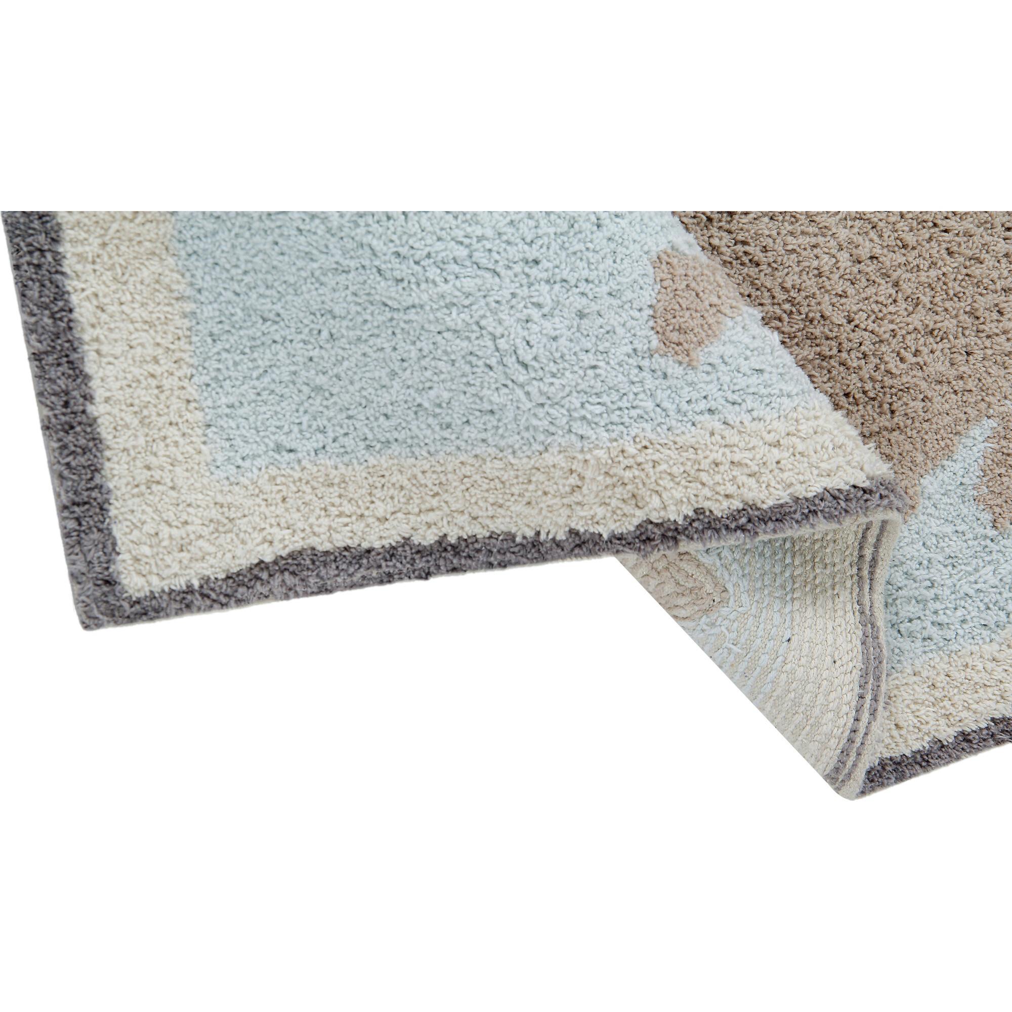 Vintage Map Washable Rug