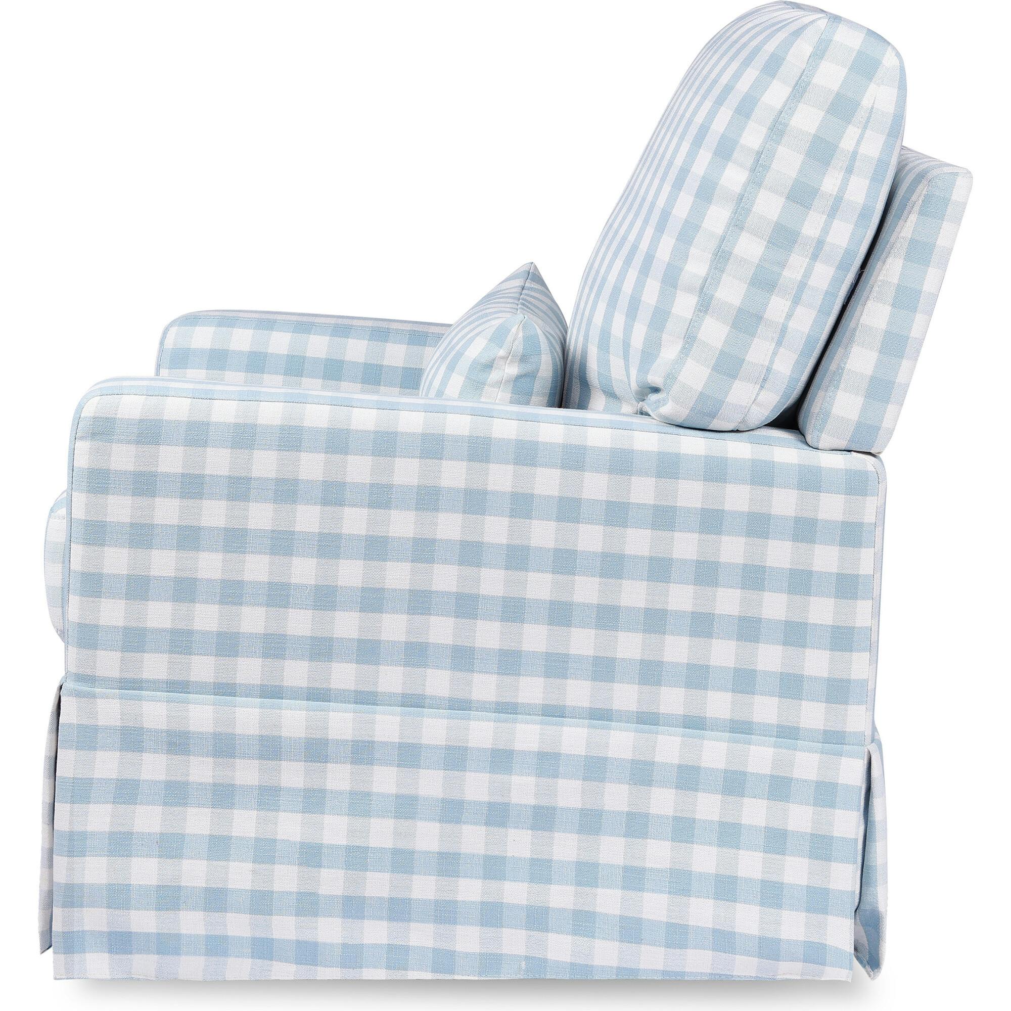 Crawford Pillowback Comfort Swivel Glider