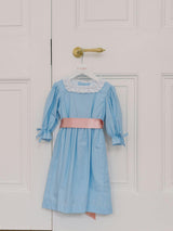 Nicky Hilton x La Coqueta Blue Stripe Milou Girl Dress
