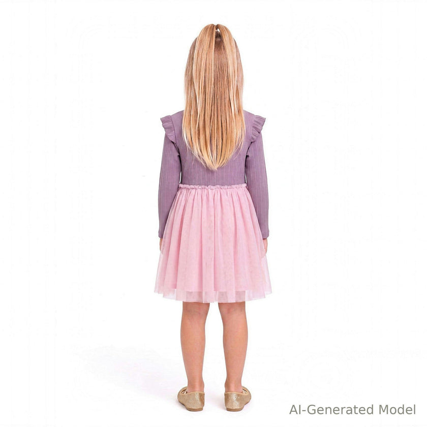 Knit Tulle Dress | Twinkle Stars