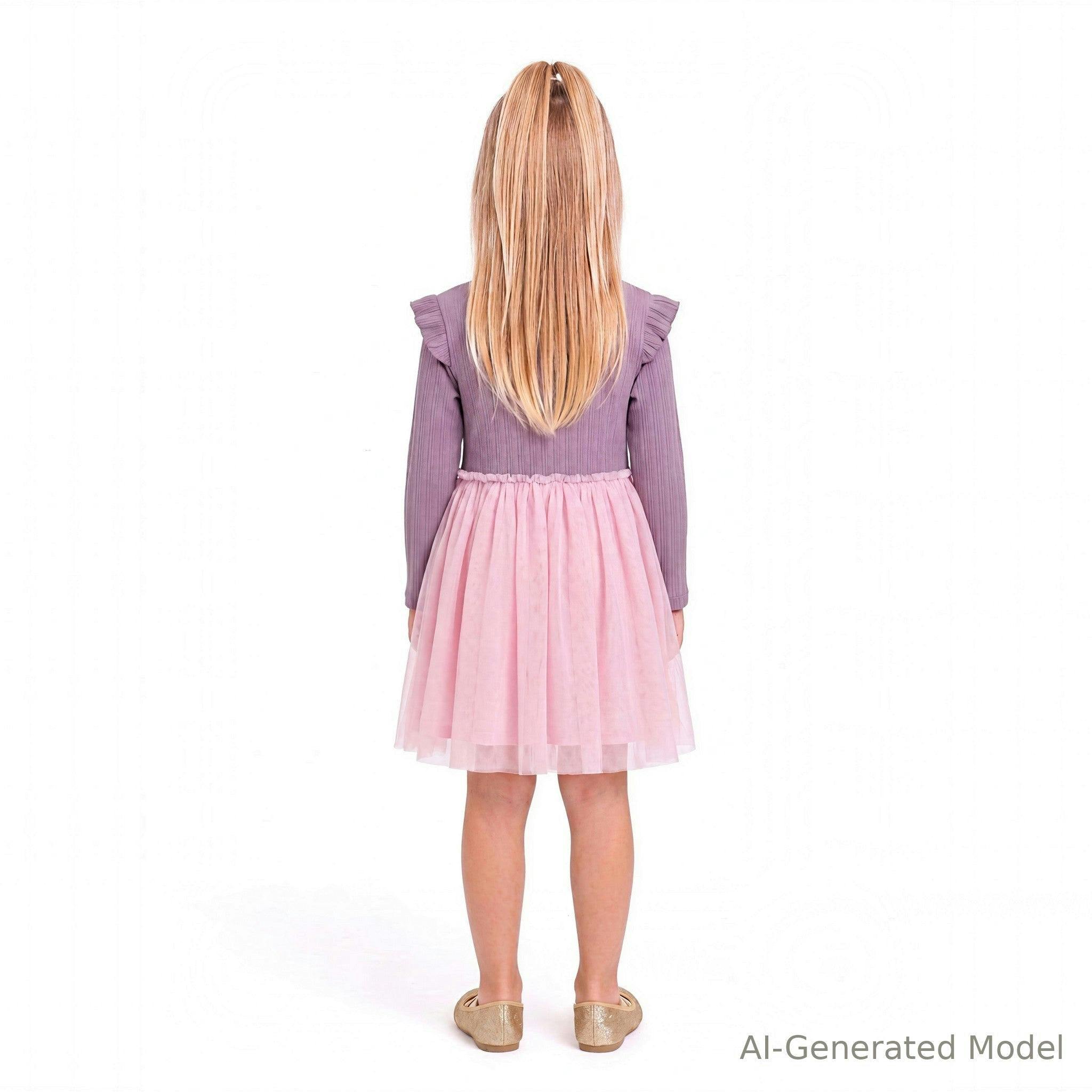 Knit Tulle Dress | Twinkle Stars