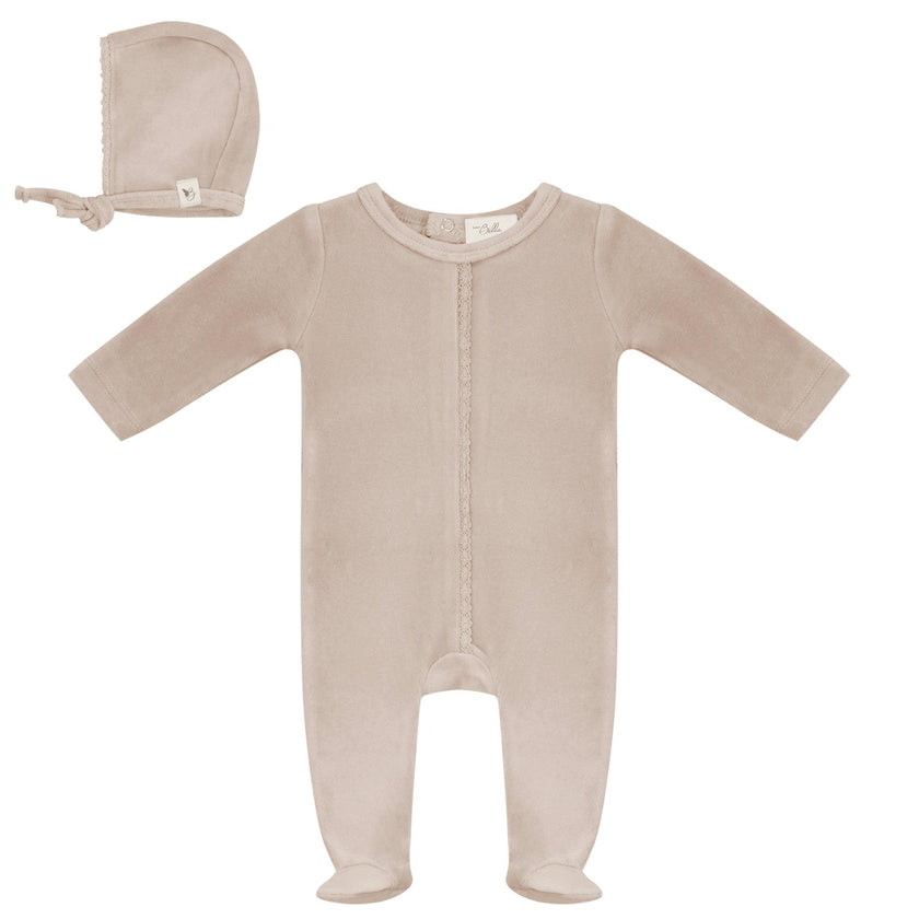 Crochet Lace Layette Footie