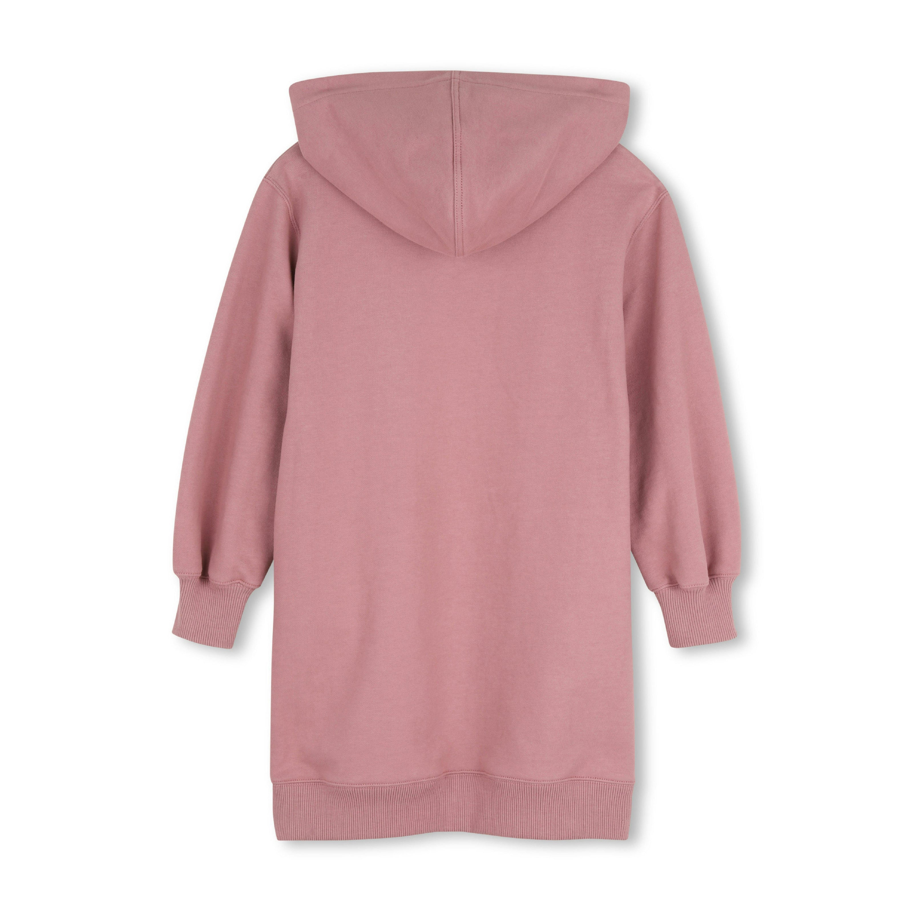 Pink Heart Logo Hoodie Dress