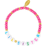 Girl's Big Sis/Lil Sis Stretchy Bead Bracelet Set