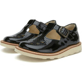 Rosie T-Bar Shoe Black Patent Leather, Black