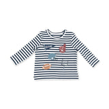 Football Navy - Long Sleeve Uni Shirt