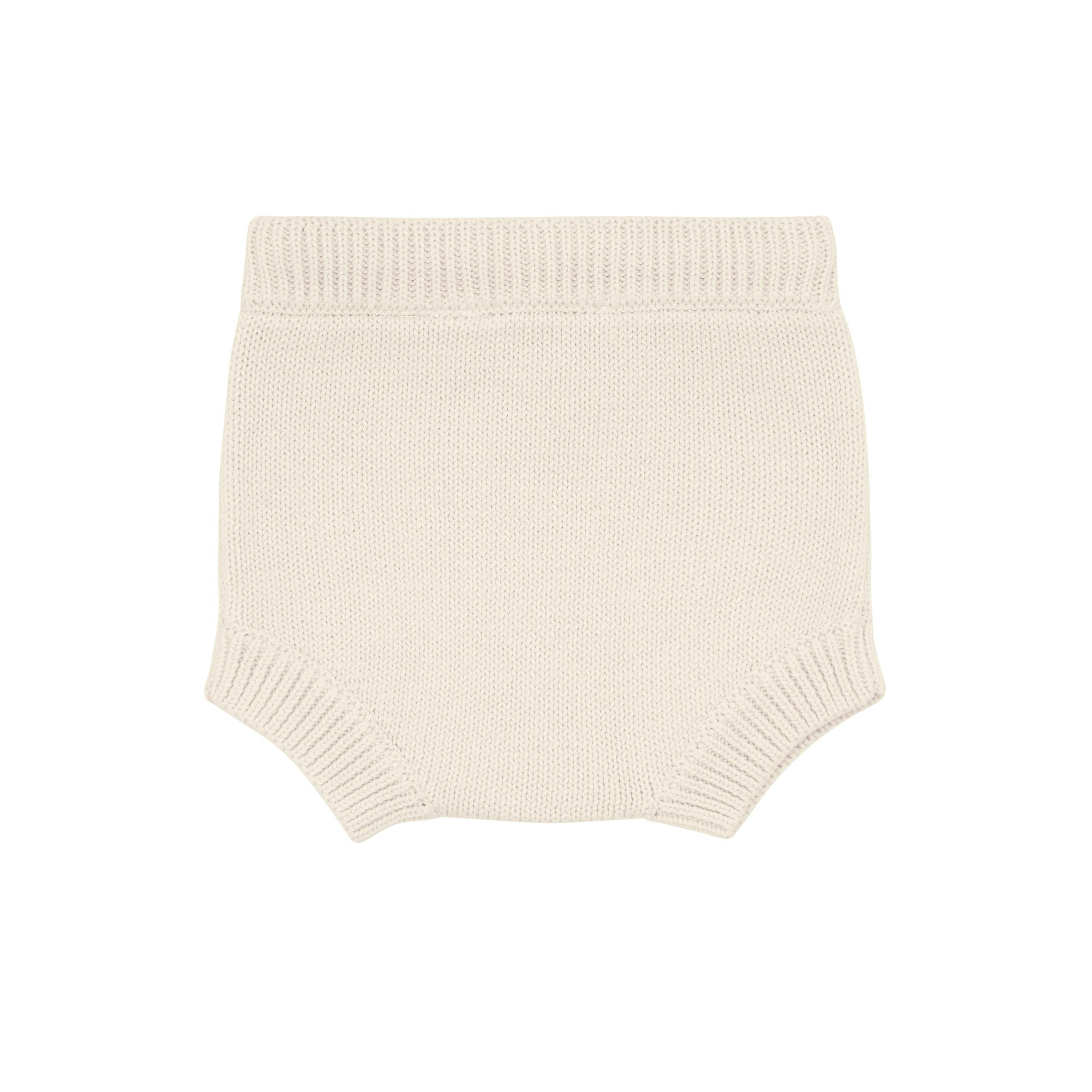 baby cream knit bloomer