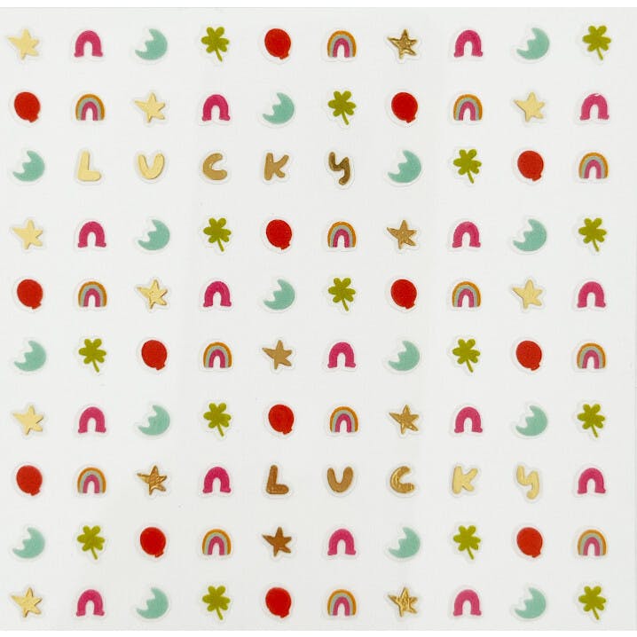 Happy Go Lucky Nail Stickers