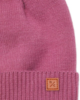 Kids Knit Winter Hat with Faux Fur Pom