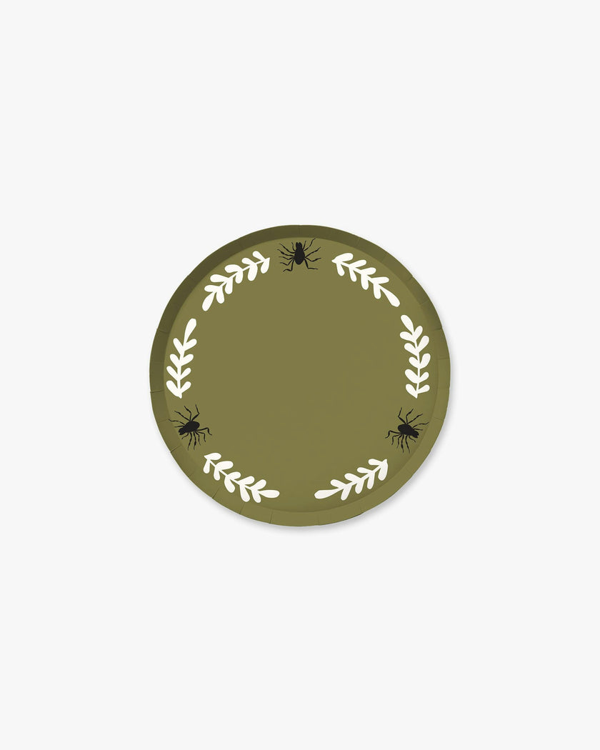 Creepy Casa Hors d'Oeuvres Plate - Olive