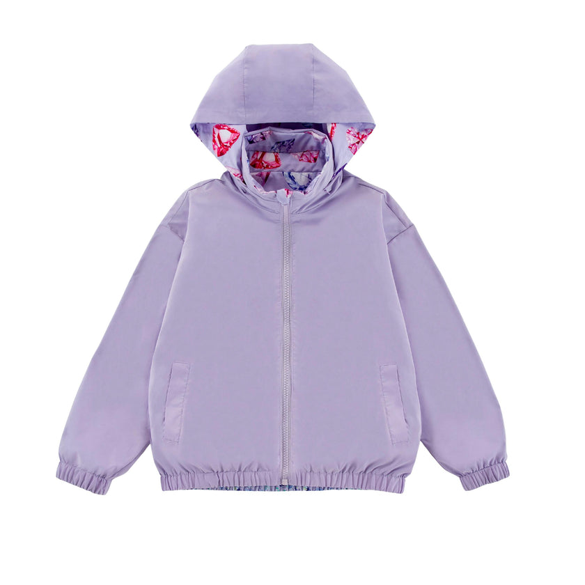 Max Reversible Rain Jacket Windbreaker, Diamonds