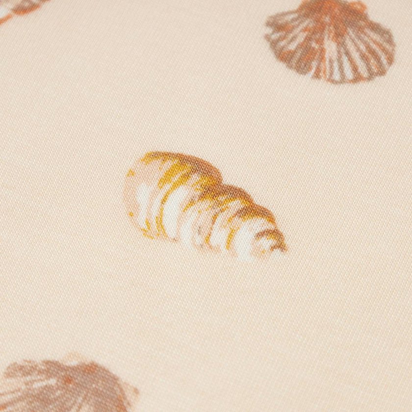 Seashells Bamboo Three-Layer Kerchief Bib