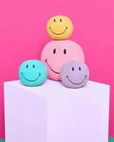 Plush Smiley Corduroy Bubblegum Pink 9"