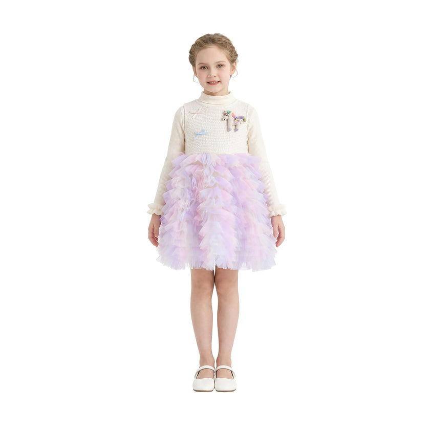 Light Purple Annelise Fairy‑Twirl Dress Sets