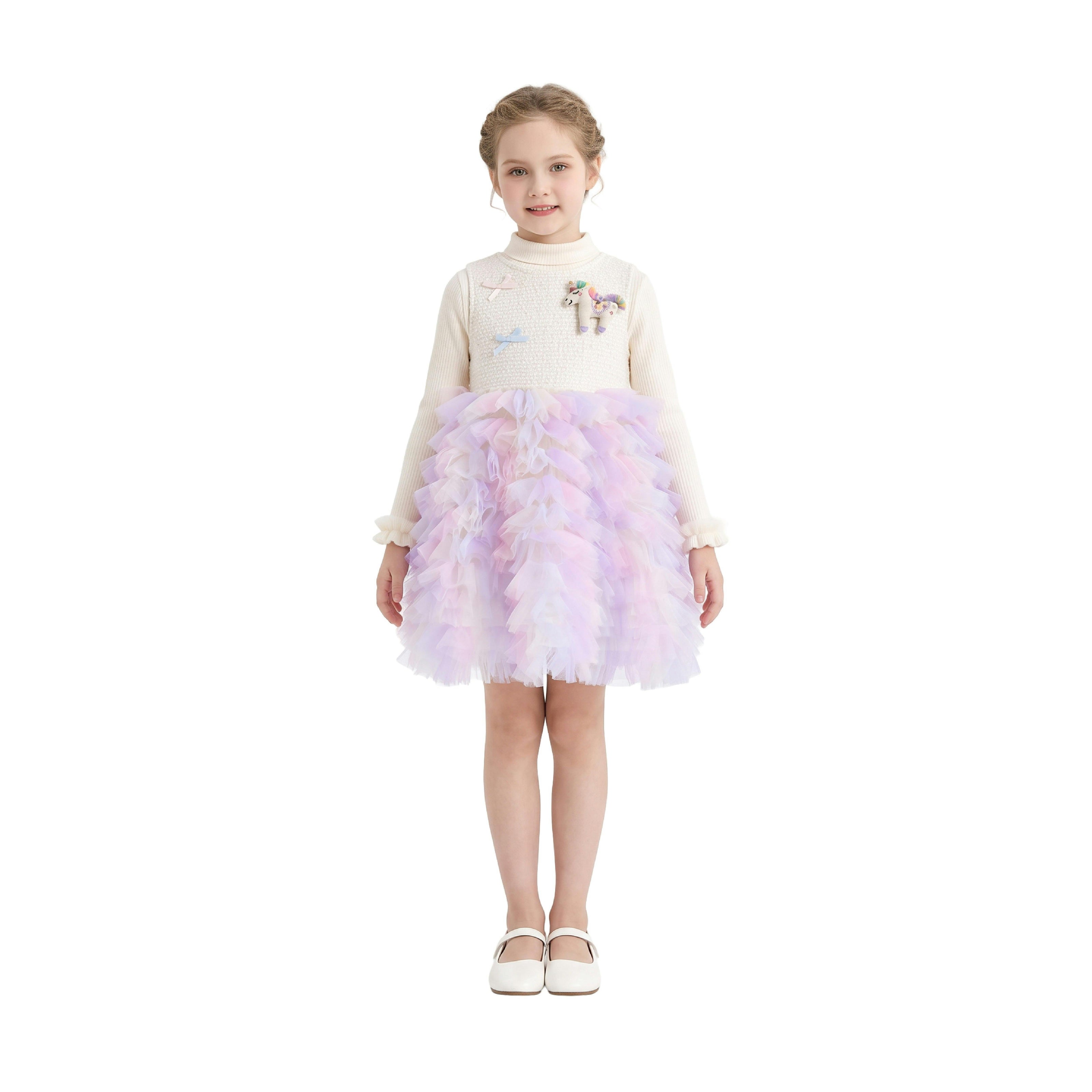 Light Purple Annelise Fairy‑Twirl Dress Sets