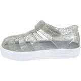 Elite Glitz Jelly Shoes in Silver