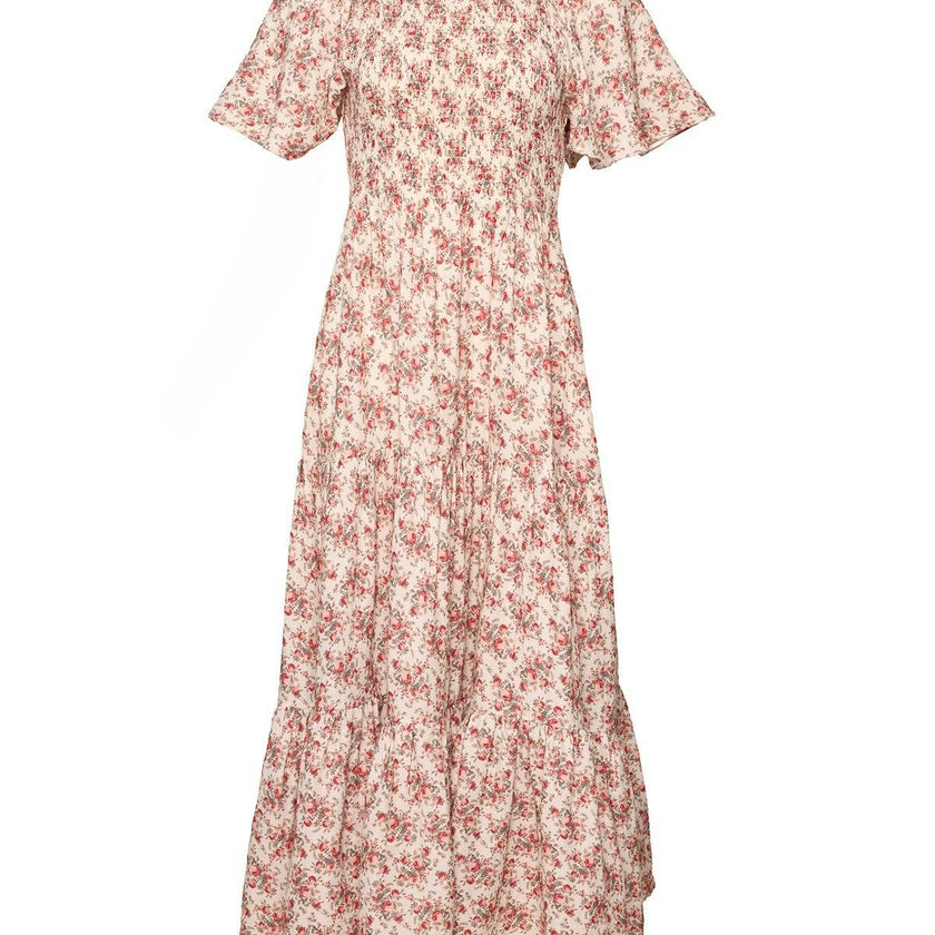 Jovie Dress in Ivory Heritage Rose